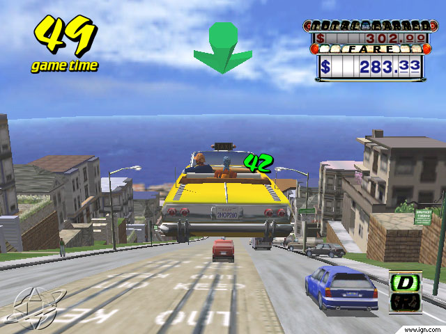  لعبة التاكسي المجنون 3 Crazy Taxi بحجم 300 ميجا فقط Crazy-taxi-_4jpg